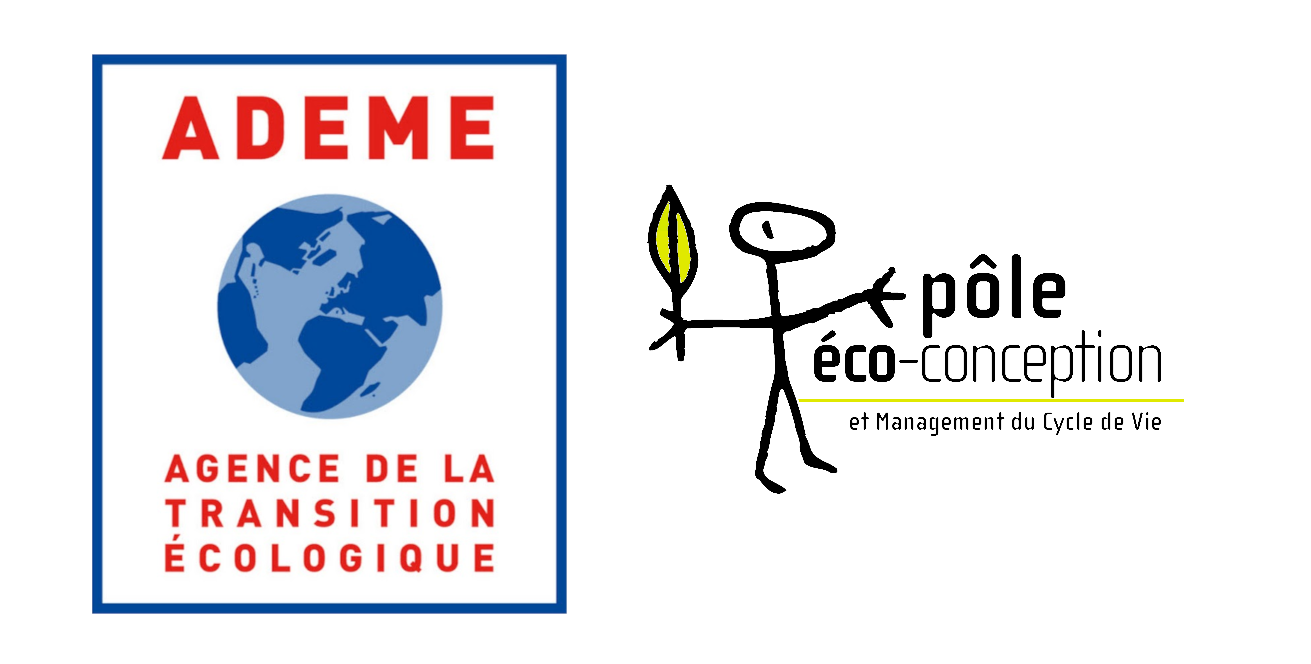 ADEME and eco-design department logos